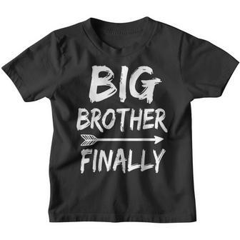 Big Brother Finally Novelty For Boys & Older Brothers Youth T-shirt - Thegiftio UK