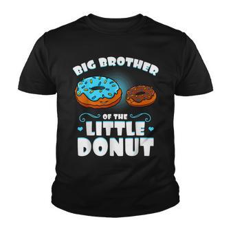 Big Brother Of The Little Donut Gender Reveal Announcement Youth T-shirt - Thegiftio UK