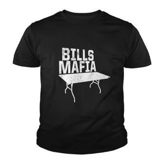 Bills Mafia Funny Table Youth T-shirt - Monsterry