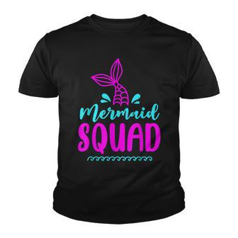 Birthday Mermaid Squad Girls Matching Family Princess V3 Youth T-shirt - Seseable