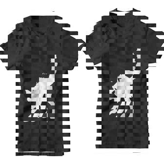 Black Cat White Cat Halloween Quote Youth T-shirt - Thegiftio