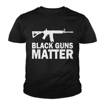 Black Guns Matter Ar-15 Tshirt Youth T-shirt - Monsterry AU