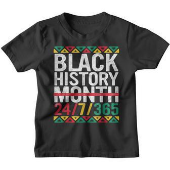 Black History Month 2022 Black History 247365 Melanin Youth T-shirt - Thegiftio UK