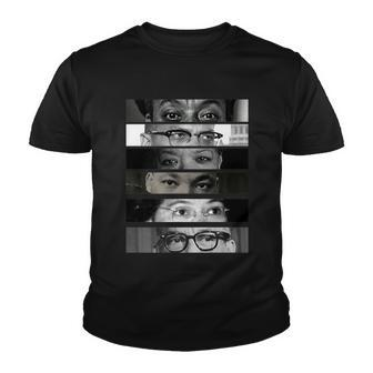 Black History Month Eyes Of Justice Youth T-shirt - Monsterry