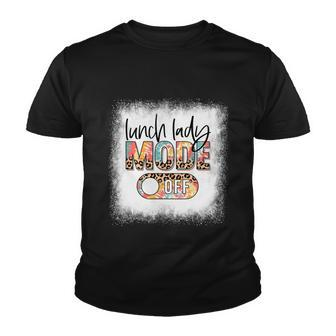 Bleached Lunch Lady Mode Off Leopard And Tie Dye Summer Meaningful Gift Youth T-shirt - Monsterry AU