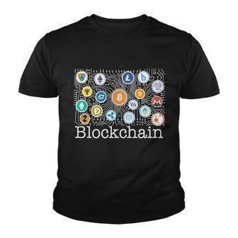 Blockchain Cryptocurrency Logos Youth T-shirt - Monsterry AU