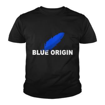 Blue Origin Feather Logo Tshirt Youth T-shirt - Monsterry