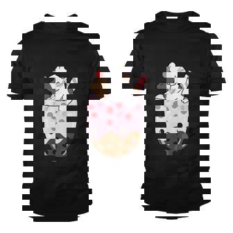 Boba Tea Cat Bubble Tea Kawaii Anime Japanese Girls Teenager Youth T-shirt - Monsterry