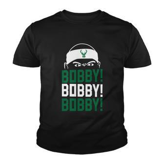 Bobby Bobby Bobby Milwaukee Basketball V5 Youth T-shirt - Thegiftio UK
