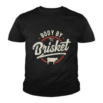 Body By Brisket Backyard Cookout Bbq Grill Youth T-shirt - Monsterry