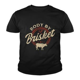 Body By Brisket Pitmaster Bbq Lover Smoker Grilling Youth T-shirt - Monsterry