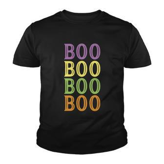 Boo Boo Boo Boo Halloween Quote V5 Youth T-shirt - Monsterry