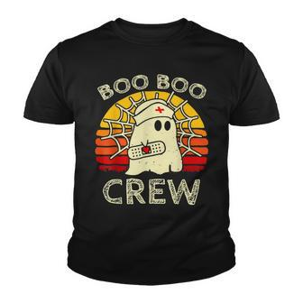Boo Boo Crew Nurse Funny Ghost Halloween Nurse V3 Youth T-shirt - Seseable