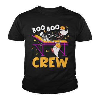 Boo Boo Crew Nurse Funny Ghost Women Halloween Nurse Youth T-shirt - Seseable