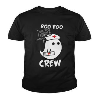 Boo Boo Crew Nurse Ghost Funny Halloween Youth T-shirt - Monsterry AU