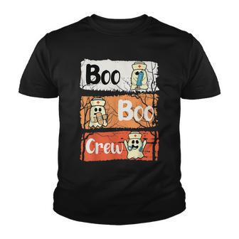 Boo Crew Team Nursing Lpn Cna Healthcare Nurse Halloween Youth T-shirt - Seseable