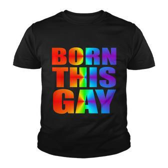 Born This Gay Pride Lgbt Tshirt Youth T-shirt - Monsterry AU