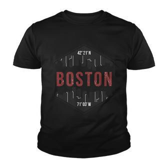 Boston Skyline V2 Youth T-shirt - Monsterry CA