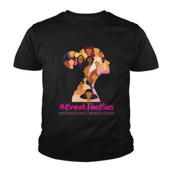 Break The Bias International Womens Day 2022 Gift For Women Tshirt Youth T-shirt - Monsterry UK
