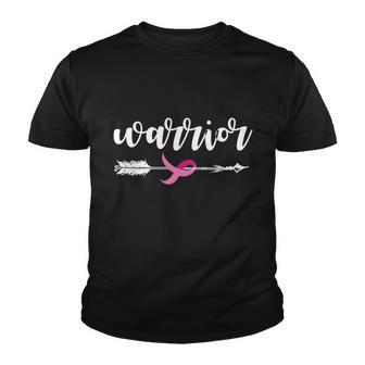 Breast Cancer Awareness Warrior Pink Ribbon V2 Youth T-shirt - Thegiftio UK