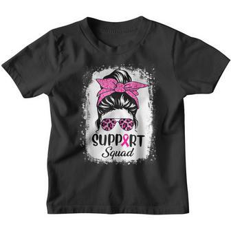 Breast Cancer Warrior Support Squad Breast Cancer Awareness V13 Youth T-shirt - Thegiftio UK