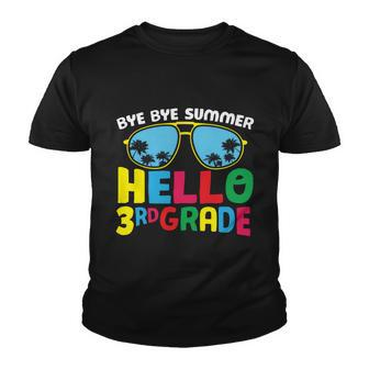 Bye Bye Summer Hello 3Rd Grade Back To School First Day Of School Youth T-shirt - Monsterry