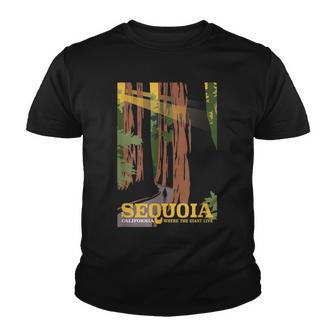 California Sequoia Trees National Park V2 Youth T-shirt - Thegiftio UK
