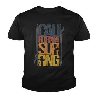 California Surfing Vintage Surf Board Youth T-shirt - Thegiftio UK