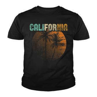 Californian Palm Trees Tropical Summer Vacation California Youth T-shirt - Thegiftio UK