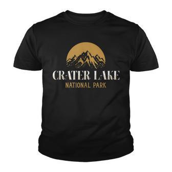 Camping Hiking Outdoor Gift - Crater Lake National Park Youth T-shirt - Thegiftio UK