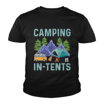 Camping In Tents Youth T-shirt - Monsterry UK