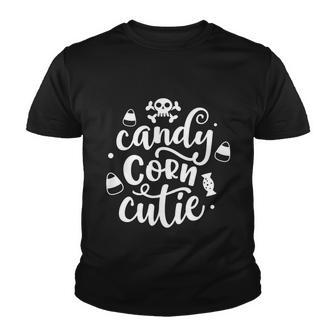 Candy Corn Cutie Halloween Quote V4 Youth T-shirt - Monsterry