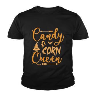 Candy Corn Queen Halloween Quote V2 Youth T-shirt - Monsterry