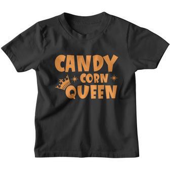 Candy Corn Queen Halloween Quote V3 Youth T-shirt - Thegiftio UK