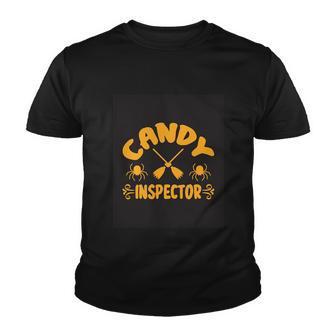Candy Inspector Halloween Quote Youth T-shirt - Monsterry