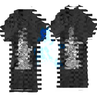 Cat Kitty Pile Cats Anime Kawaii Women Girls Cats Lover Youth T-shirt - Thegiftio