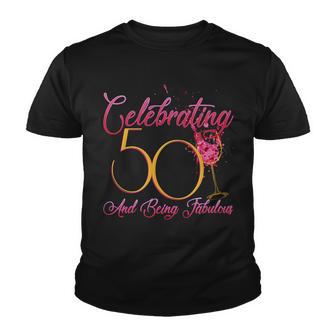 Celebrating 50 And Being Fabulous Tshirt Youth T-shirt - Monsterry CA