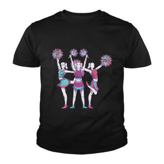 Cheering Cheer Squad Cheerleading Practice Cheerleader Meaningful Gift Youth T-shirt - Monsterry