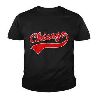 Chicago Vintage Classic Team Logo Youth T-shirt - Monsterry DE