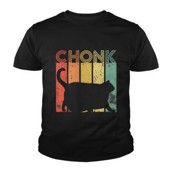 Chonk Cat Retro Vintage Youth T-shirt - Thegiftio UK