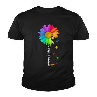 Choose Kind Autism Awareness Tshirt Youth T-shirt - Monsterry