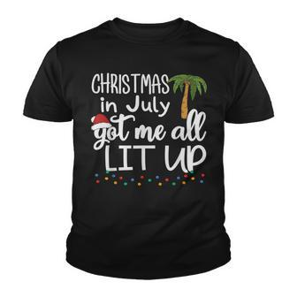 Christmas In July Summer Xmas Decoration Men Women Kids Youth T-shirt - Seseable