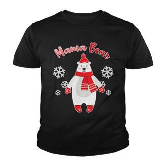 Christmas Mama Bear Youth T-shirt - Monsterry CA