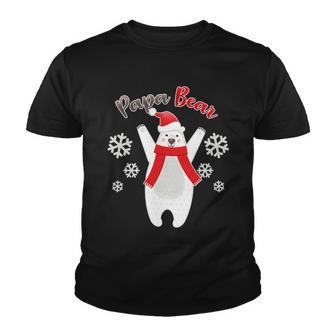 Christmas Papa Bear Tshirt Youth T-shirt - Monsterry AU