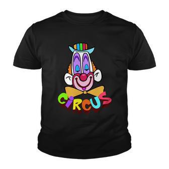 Clown Circus Face Funny Retro Tshirt Youth T-shirt - Monsterry