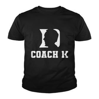 Coach 1K 1000 Wins Basketball College Font 1 K Youth T-shirt - Monsterry CA