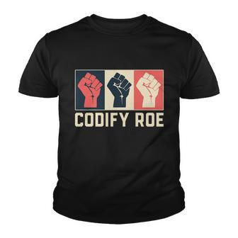 Codify Roe V Wade Feminist Pro Choice Youth T-shirt - Monsterry