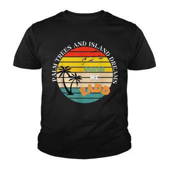 Color Me Radd Palm Trees And Island Dreams Summer Retro Youth T-shirt - Thegiftio UK