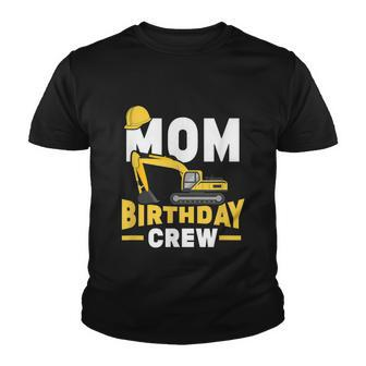 Construction Birthday Party Digger Mom Birthday Crew Graphic Design Printed Casual Daily Basic Youth T-shirt - Thegiftio UK