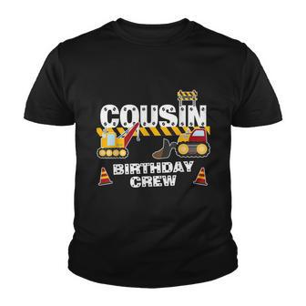 Cousin Birthday Crew For Construction Birthday Party Graphic Design Printed Casual Daily Basic Youth T-shirt - Thegiftio UK